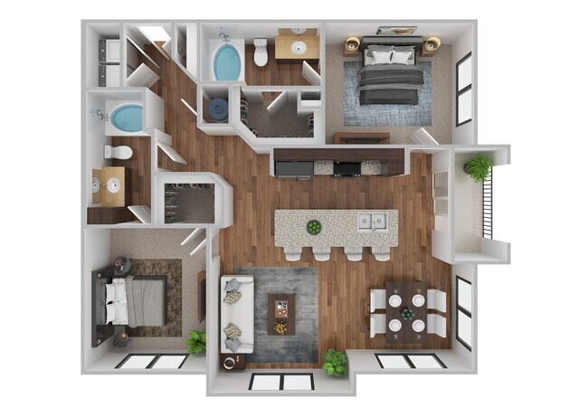 B2 Floor Plan - The Henry at New Forest