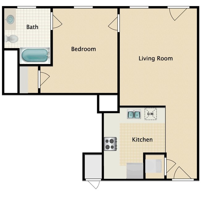 1-Bed-A.png - Nance Place