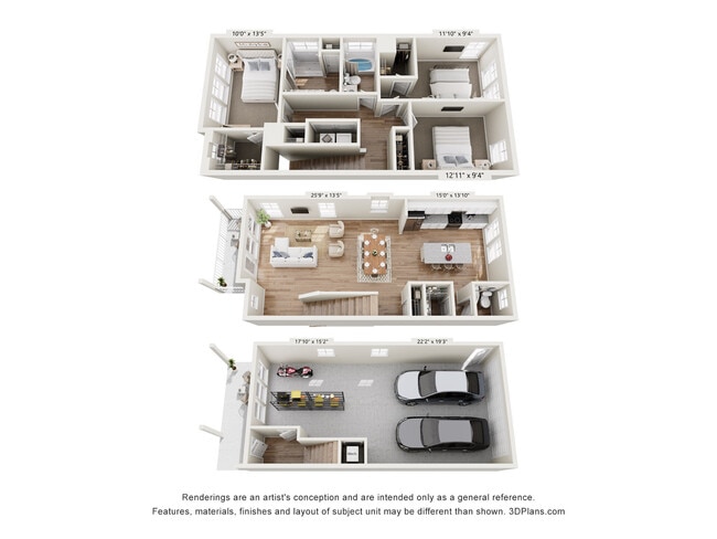 Floorplan - The Courts at Maverick Yards