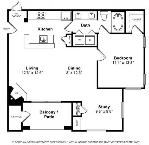 Floorplan - The Estates at Park Place