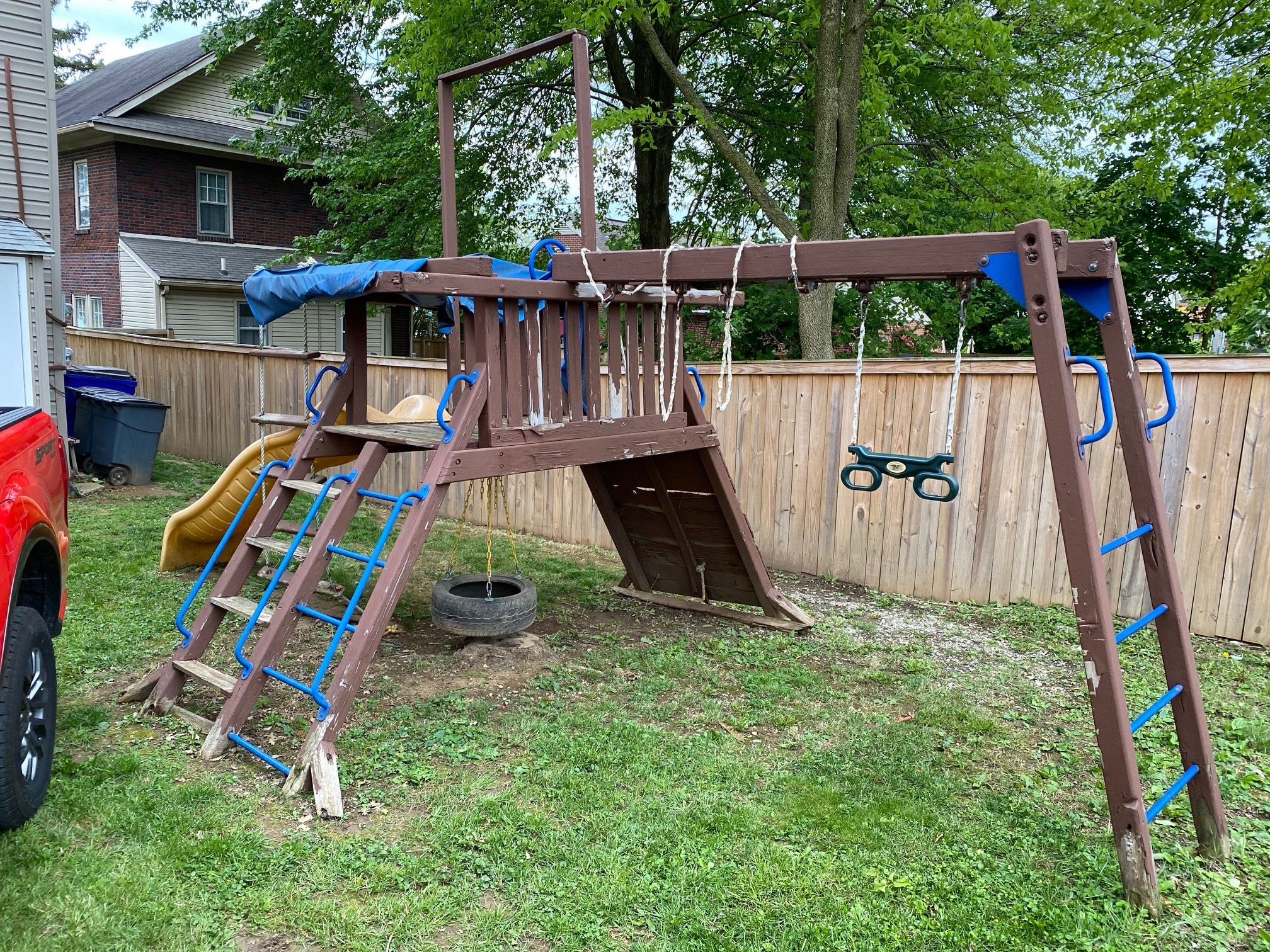 Playground in the backyard - 923 St Clair St