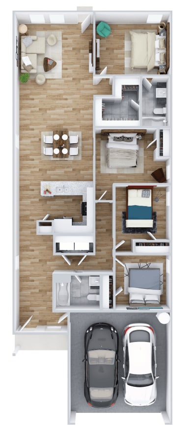 Floorplan - The Retreat at Honey Creek