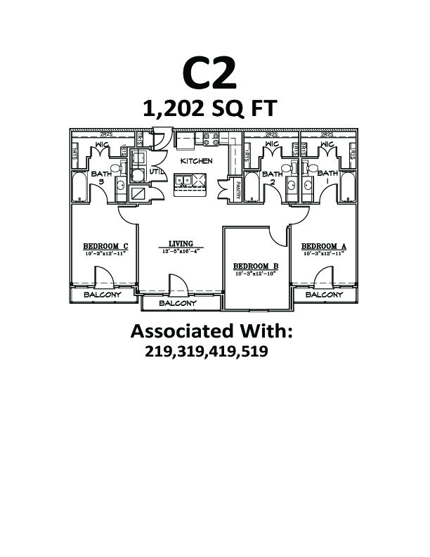 Floorplan - Regents West at 26th