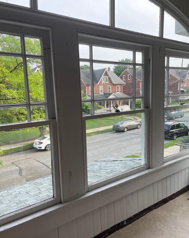 Front sun porch - 215 Highland Ave