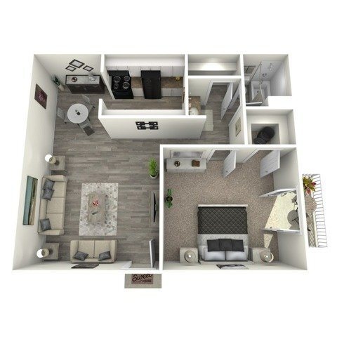 Floorplan - Casa Paz Apartments