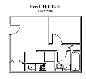 1BR/1BA - The Village at Beech Hill