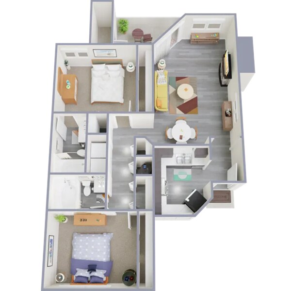 2x2 Floor plan.png - Preserve at Manatee Bay