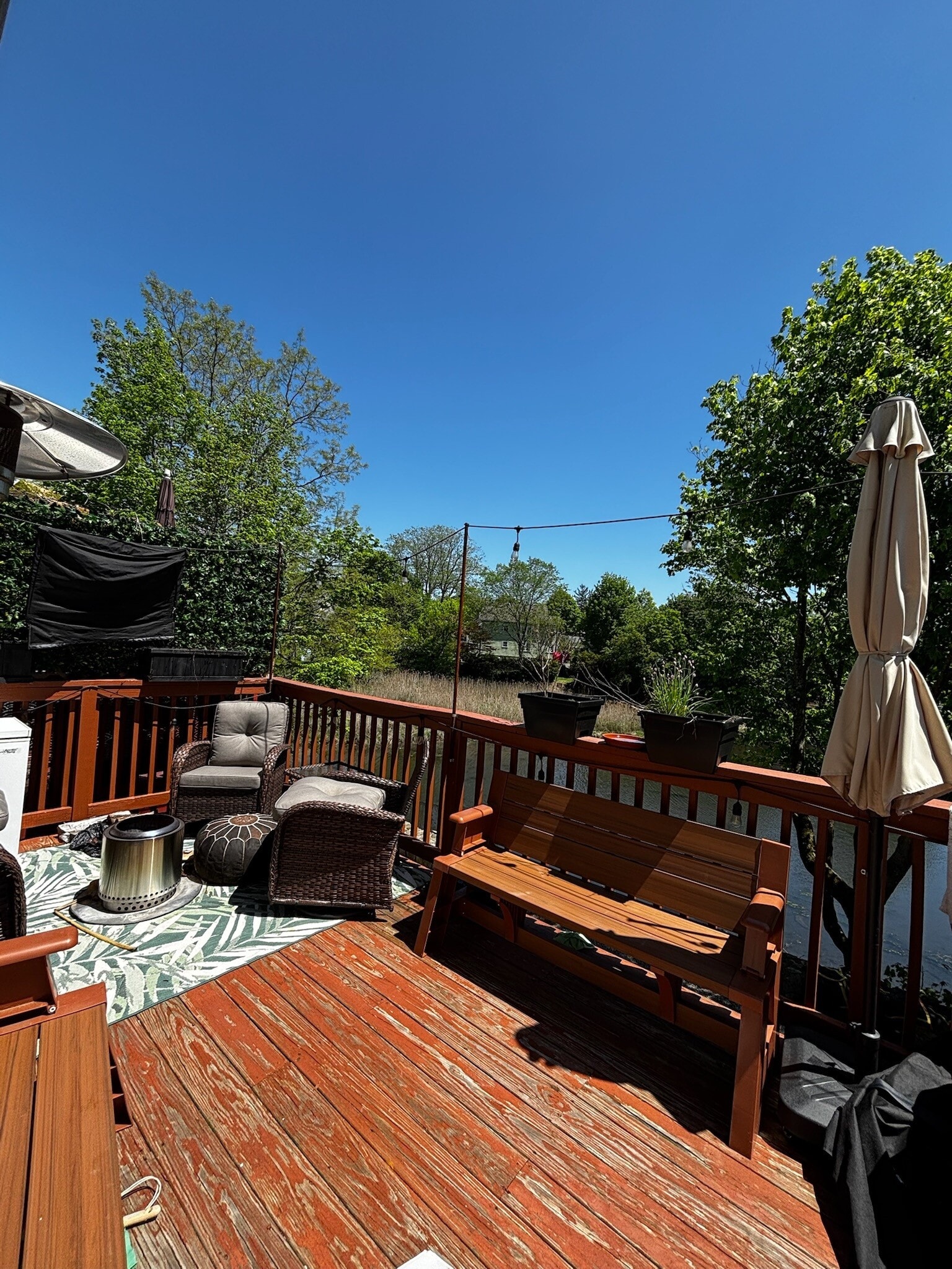Deck w/ water views - 249 East Ave
