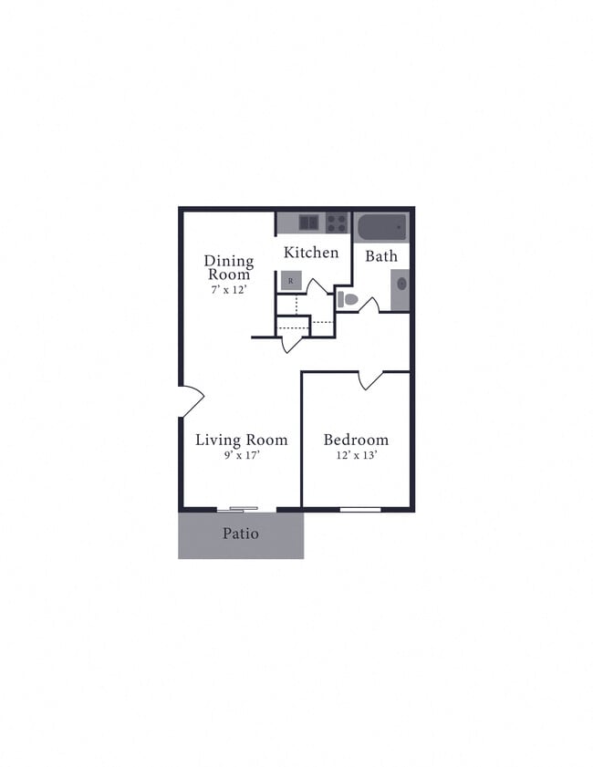 Floorplan - Salem Woods Apts