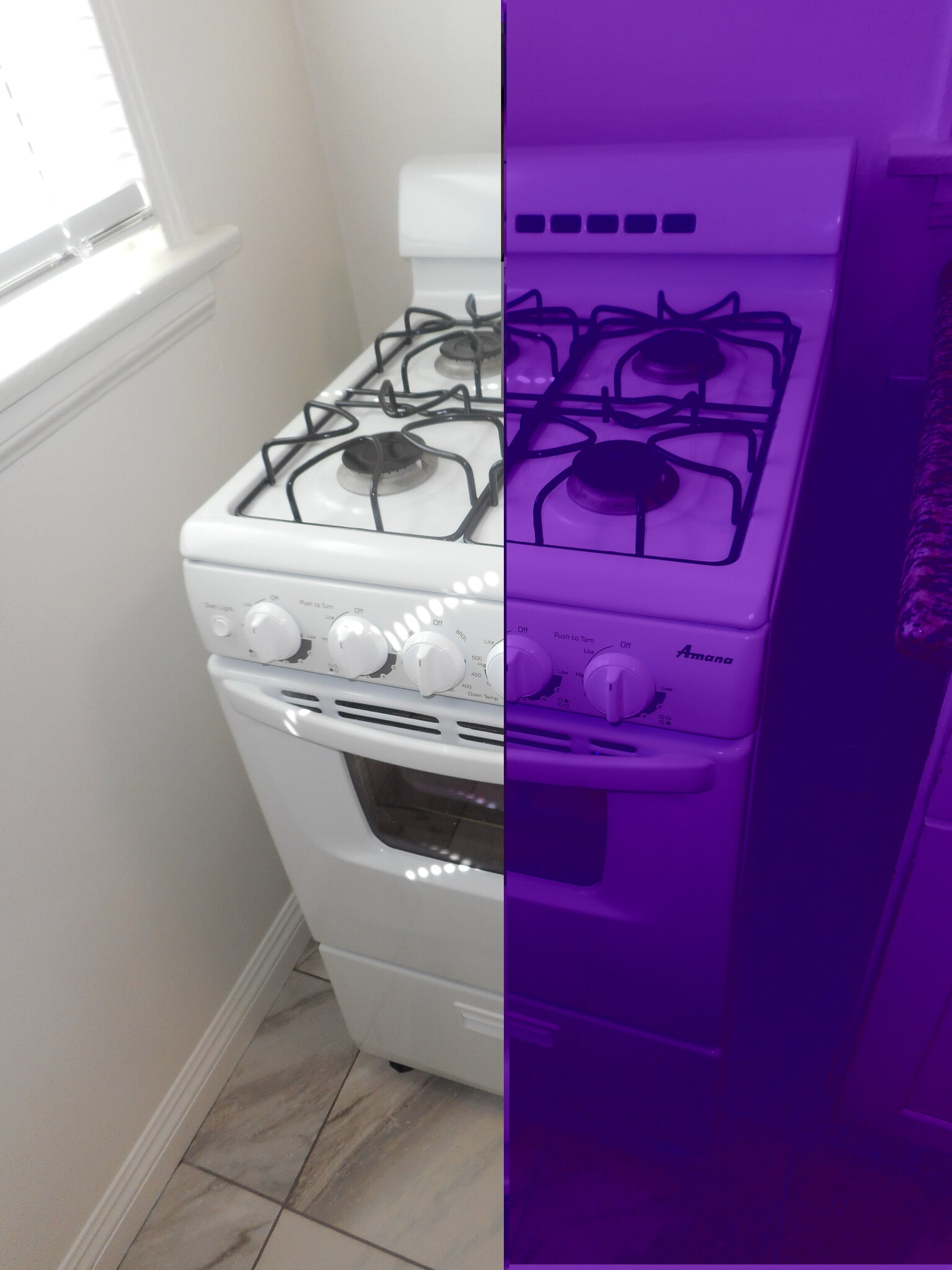 gas stove - 7336 Comstock Ave