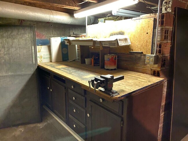 work bench - basement - 204 E Blenkner St