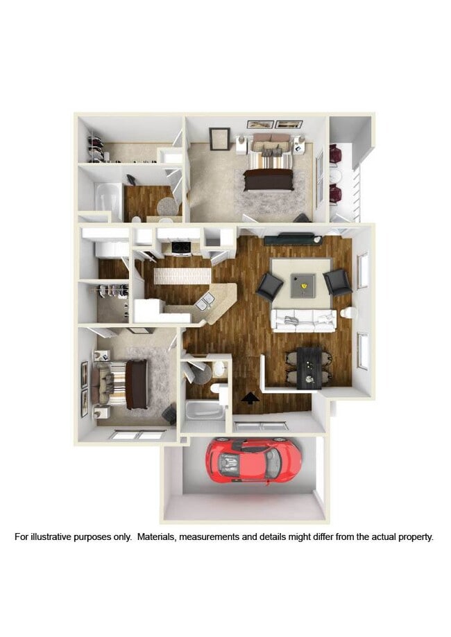 Floorplan - Faulkner Flats Apartment Homes