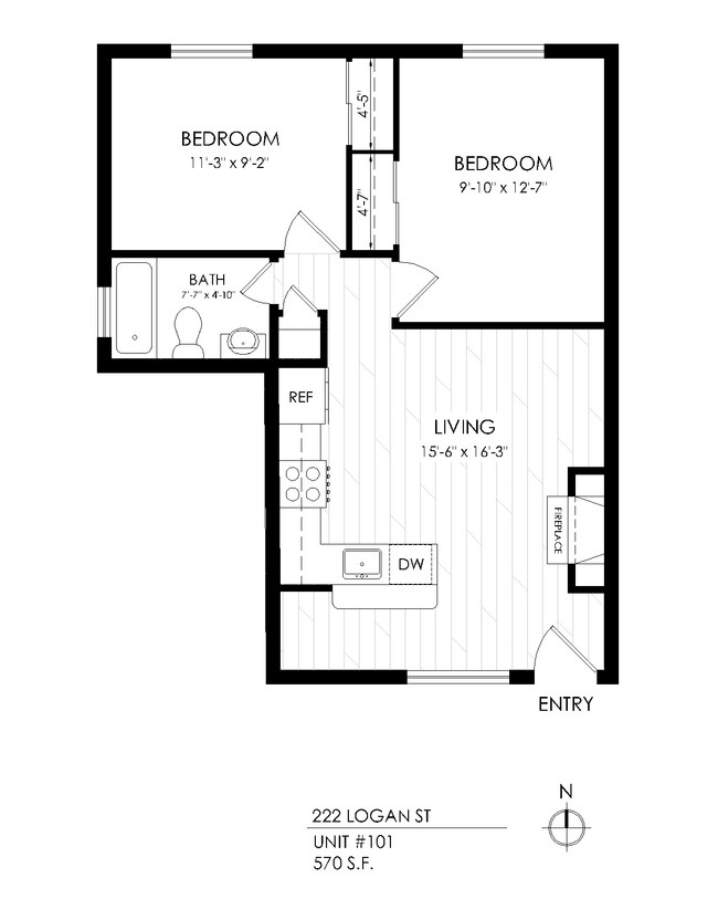 Floorplan - 222 Logan