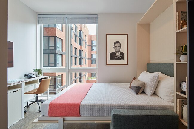 Broadway Studio Murphy - Bed Open - Broadview at Vanderbilt