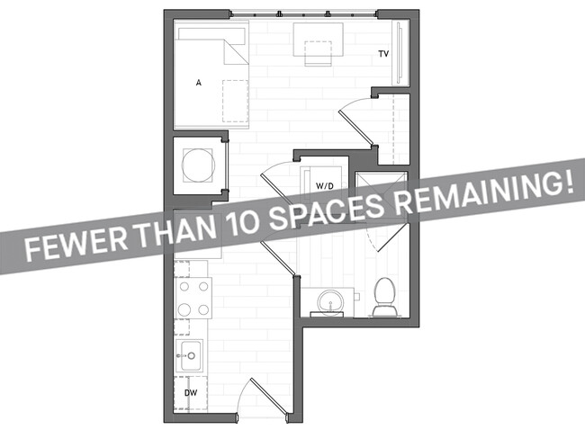 Sx1 B Premium - Fewer than 10 Spaces Remaining! - HERE Tuscaloosa Student Apartments