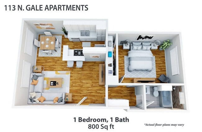Floorplan - Gale Apartments