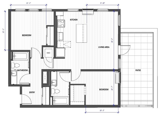 Floorplan - Hyas Point Apartments