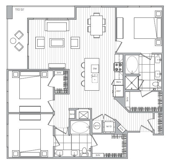 Floorplan - Windsor Mystic River
