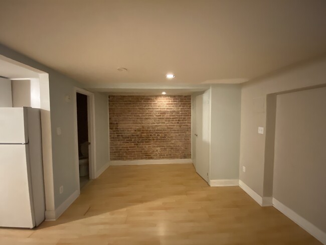 Wider view of closet bed and bath space before new paint - 778 Hobart Pl NW