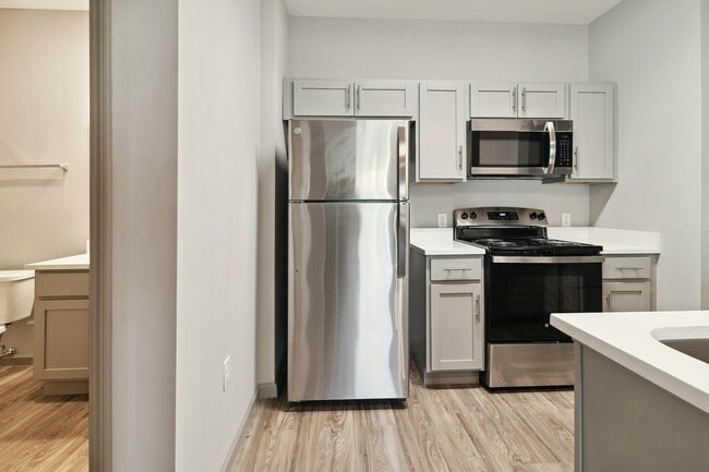 Newly Renovated Kitchen - Riverwalk Apartments