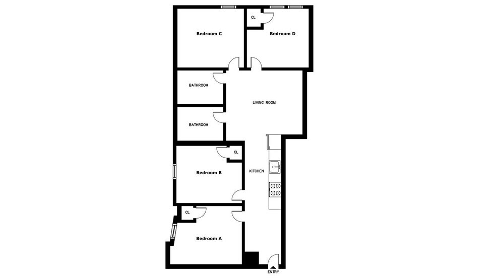 Building Photo - Private bedroom in 4 bed/2 bath Home