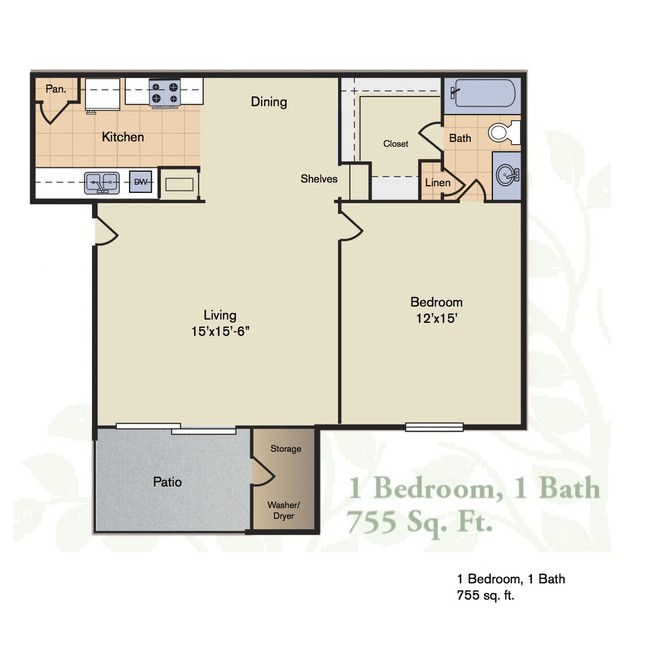 Floorplan - Shadow Wood Apartments