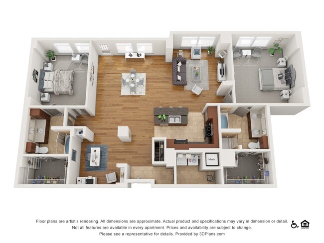 Floorplan - The Residence at Southpark