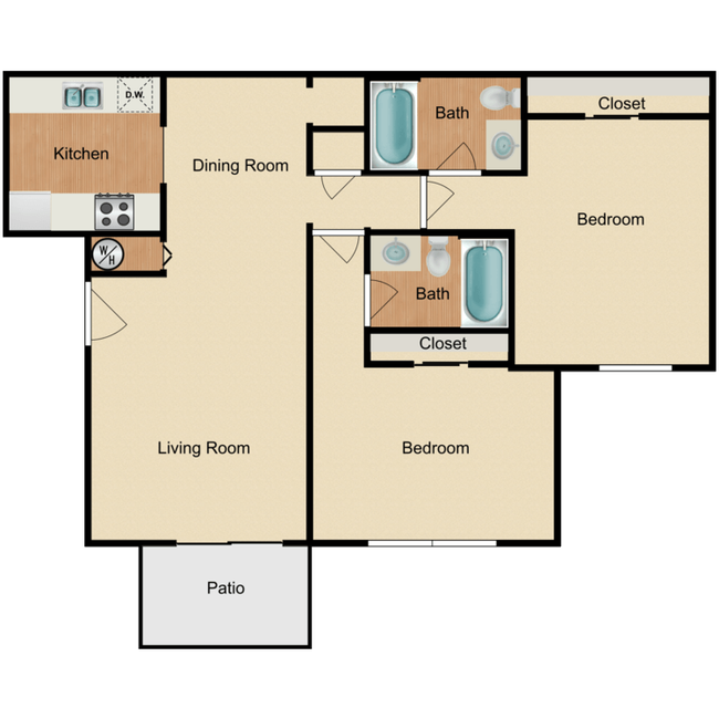 Plan%20C_146523.png - Spring Lakes Apartment Homes