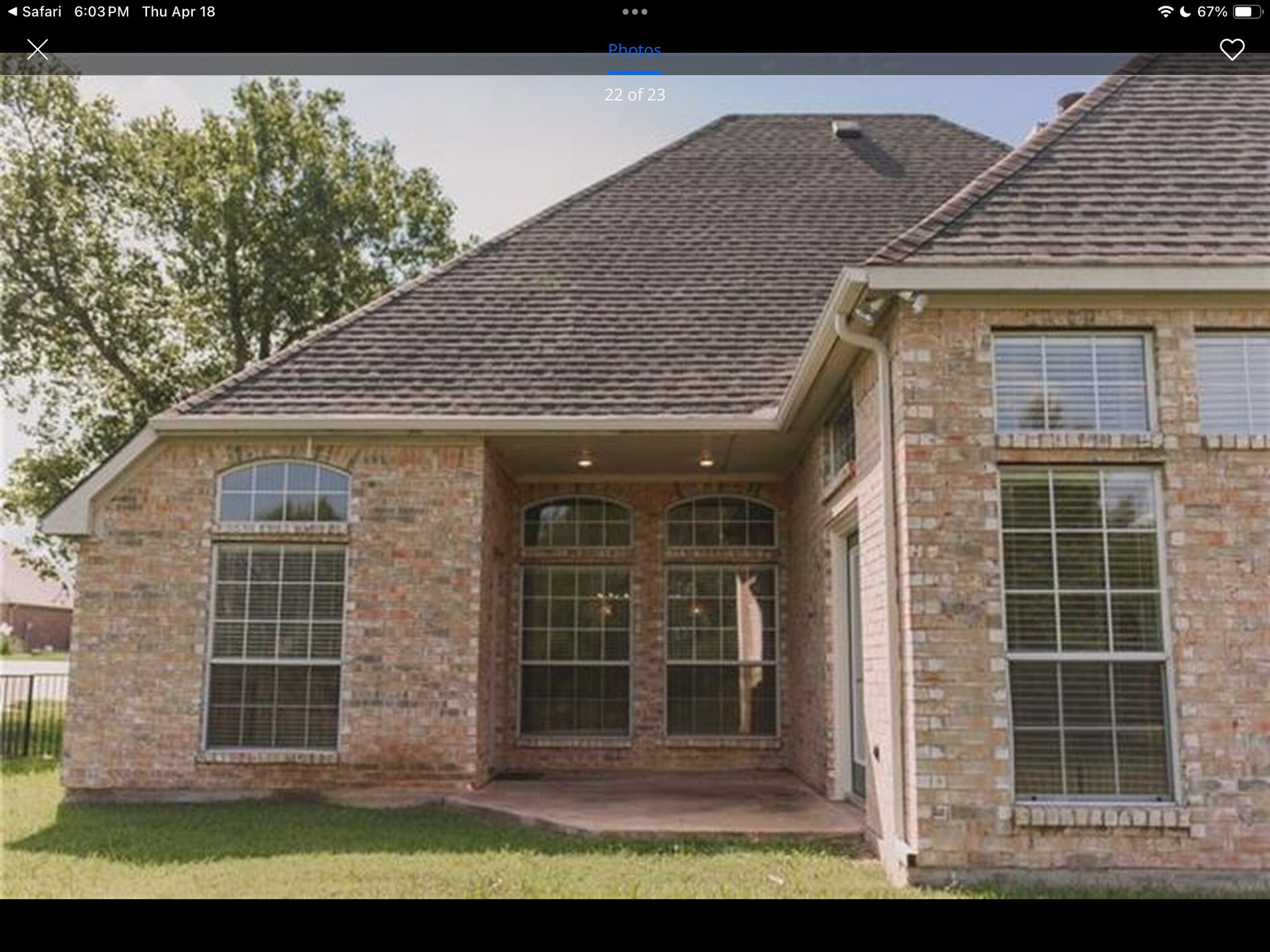 Covered patio - 3316 Preston Club Dr