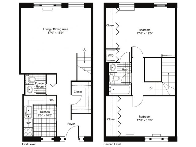 2BR/1.5BA - River North Park Apartments