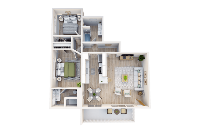 Floorplan - Fifth Street Apartments