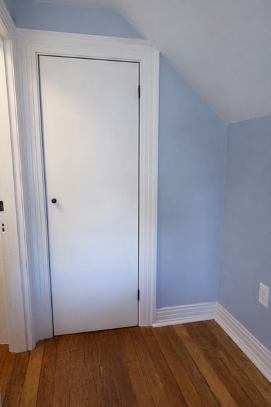 Closet in second bedroom. Spacious for Portland, 4'5 x 30 inches - 604 NE Shaver St