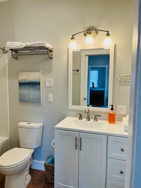 Plenty of light and drawer storage in the vanity - 188 S Champlain St