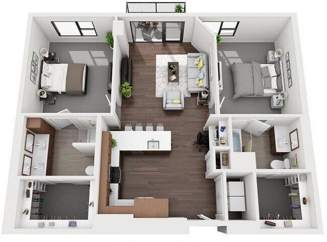 Floorplan - 1000 Speer by Windsor