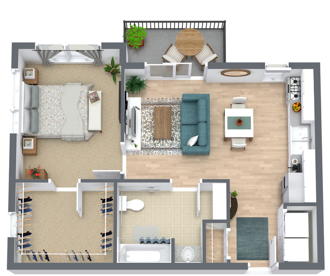 Floorplan - The Falls on 24th