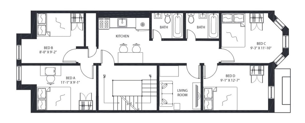 Building Photo - Room in Shared 4 bed/2 bath home