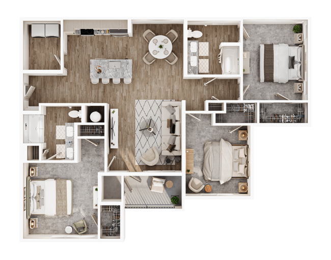 Floorplan - Argento at Three86