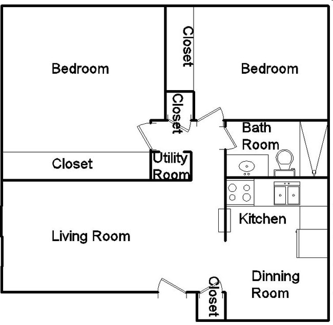2BR/1BA - Park West 217-546-7575