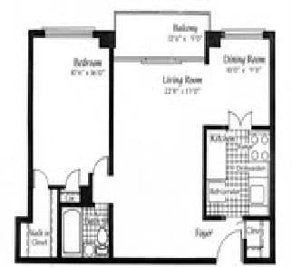 1BR/1BA - Park Place Condominium