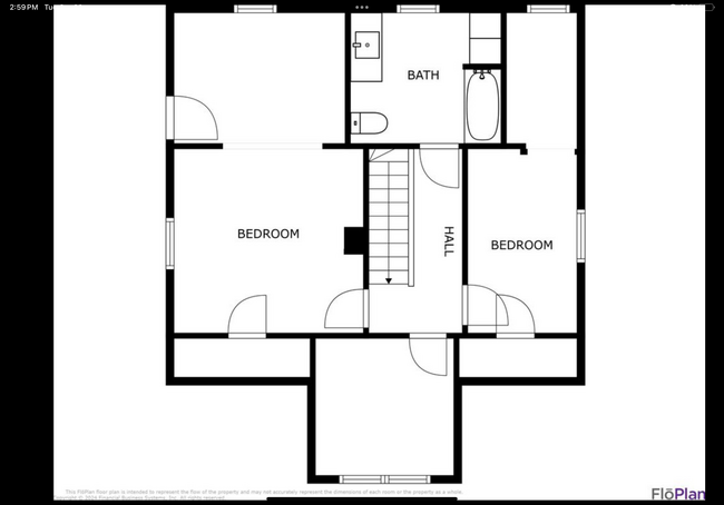 2nd Level Floor Plan - 40 S Centennial St