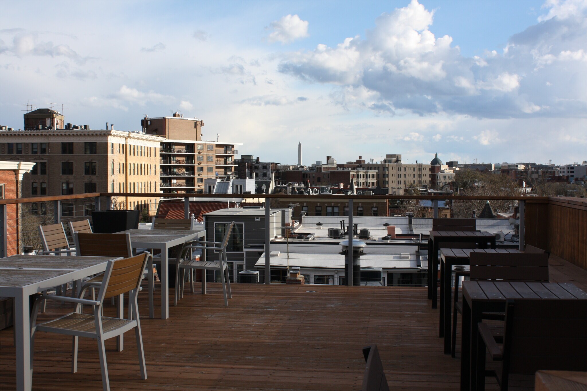 roof deck with view - 1731 Willard St NW