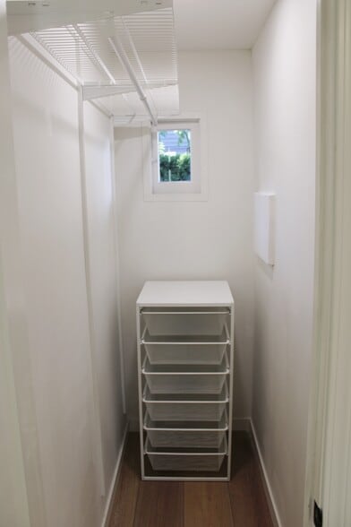 Closet with ikea closet system installed - 4077 Stephens St
