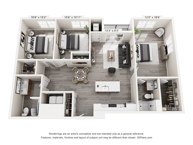 Floorplan - The Greens Luxury Apartments