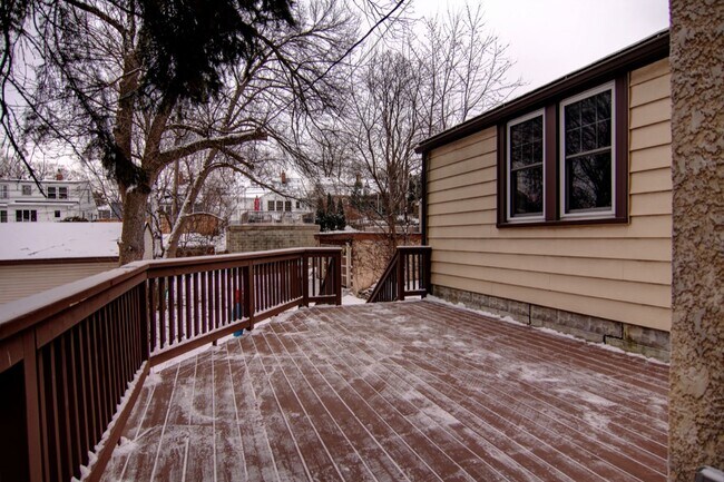 Large deck for entertaining in the warm months! - 5427 Xerxes Ave S