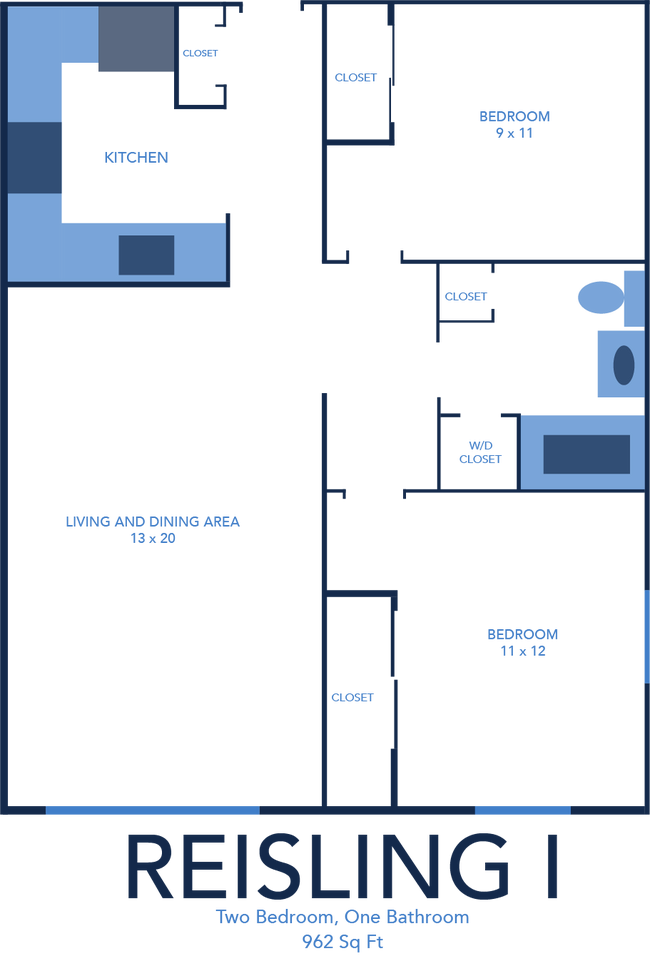 Floorplan - CenterPointe Apartments & Townhomes