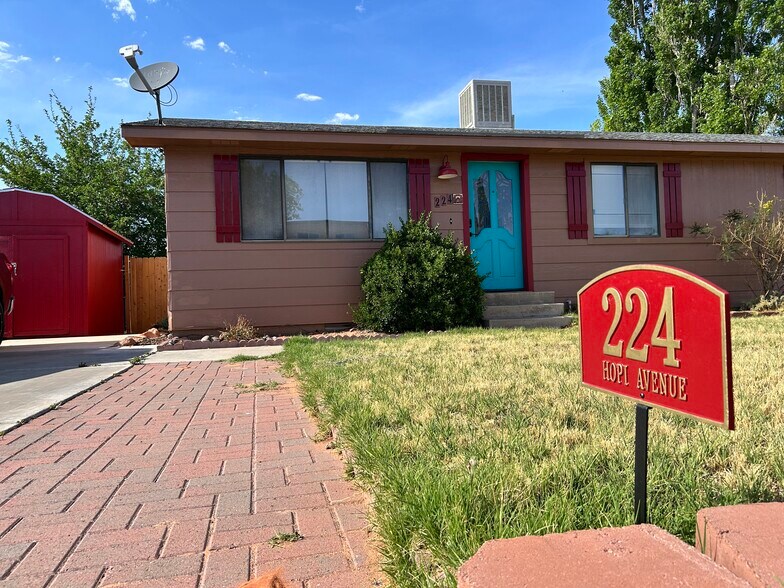 Brand new exterior paint on house and shed in 2025 - 224 Hopi Ave