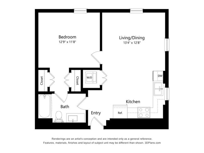Floorplan - Upper Post Flats
