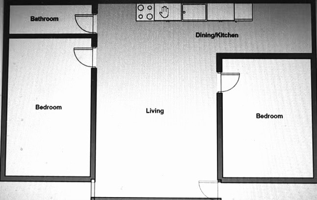Floorplan - Comal Apartments