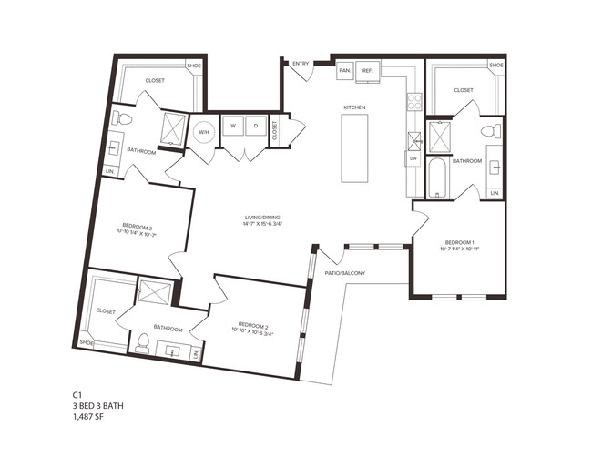 Floorplan - The Boheme