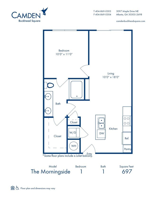 Floorplan - Camden Buckhead Square